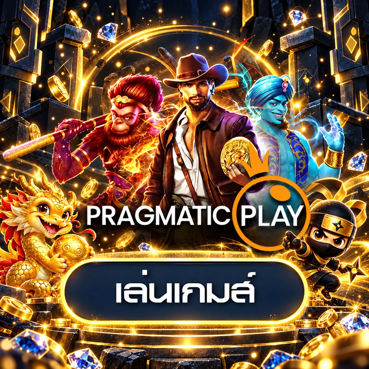 การ์ดทดลองเล่น Pragmatic Play บน NINJA234
