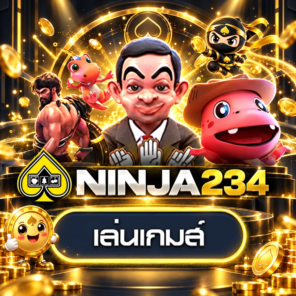 การ์ดทดลองเล่นเกมค่าย AMB สำหรับ NINJA234